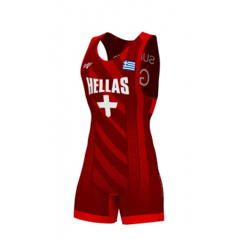 Wrestling Singlet - Hellas - Red