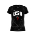 USA Weightlifting - Women Pro-Fit t-shirt Black
