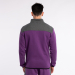 Hybrid Full-Zip Sweatshirt - Zayden - Purple