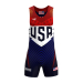 USA - Men - Weightlifting Singlet Shield