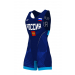 Wrestling Singlet - Russia - Blue