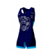 Wrestling Singlet - N4 Blue